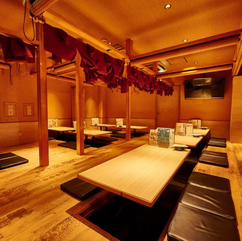 We have relaxing private rooms that are perfect for medium to large groups of up to 70 people.In addition to our proud cuisine, we also offer plans with all-you-can-drink options, perfect for welcome and farewell parties, starting from 2,980 yen. Please feel free to contact us regarding the number of people in your party.