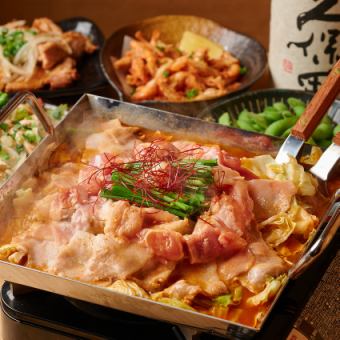 【聚會推薦】【生雞套餐】僅限冬季!精選當地雞肉和美味辣味千雞火鍋套餐 3,980 日元