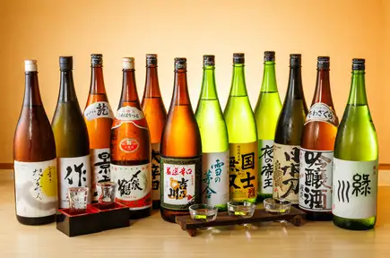 【三重奏コース-SANJYUSOU-】日本酒3種のペアリング&全9品+2.5時間飲み放題5480円⇒4480円