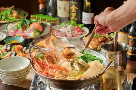 【鳥夢コース】宴会にオススメ★食事11品+3時間飲み放題付4980円！贅沢鍋料理に舌鼓を。
