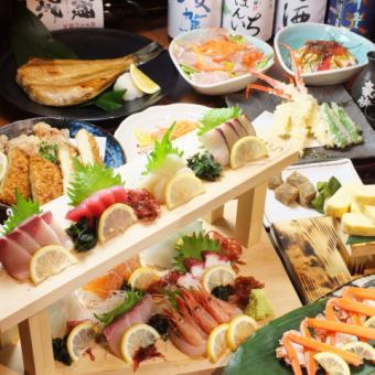 【7000日圓套餐】無限暢飲，9道菜