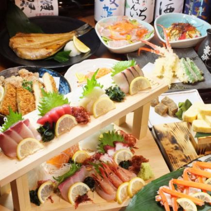 【7000日圓套餐】無限暢飲,9道菜