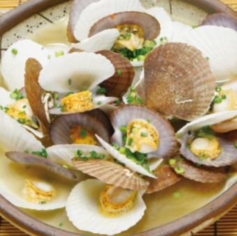 【北海道小樽産】帆立稚貝の酒バター蒸し