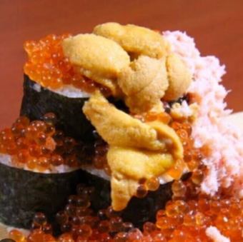 北海こぼれ巻き寿司