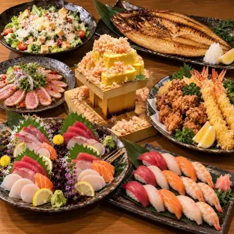 【6000円コース】飲み放題付き　全８品