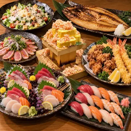 【7000日圓套餐】8道菜，3小時無限暢飲