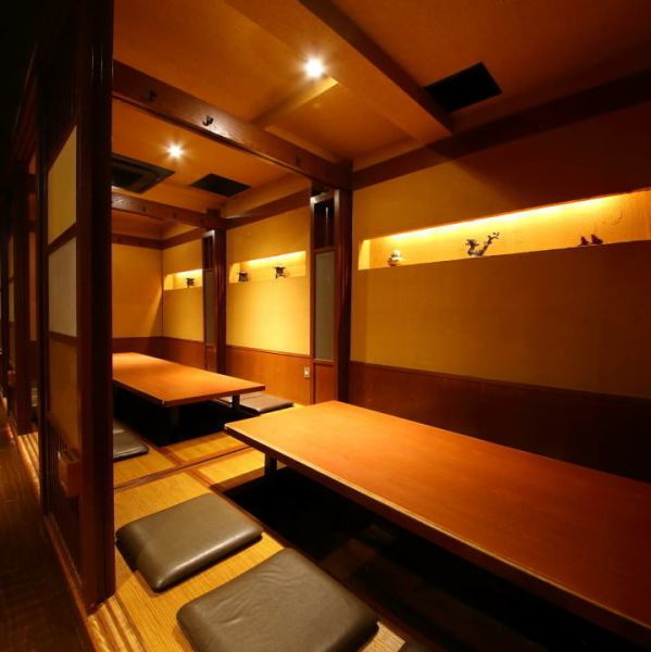 【6 ~ 24 people】 Digging 炬燵 VIP individual room: It is also recommended for banquets and entertainment with a leading role ◎ relaxing space to relax and enjoy the party for relaxing feet.