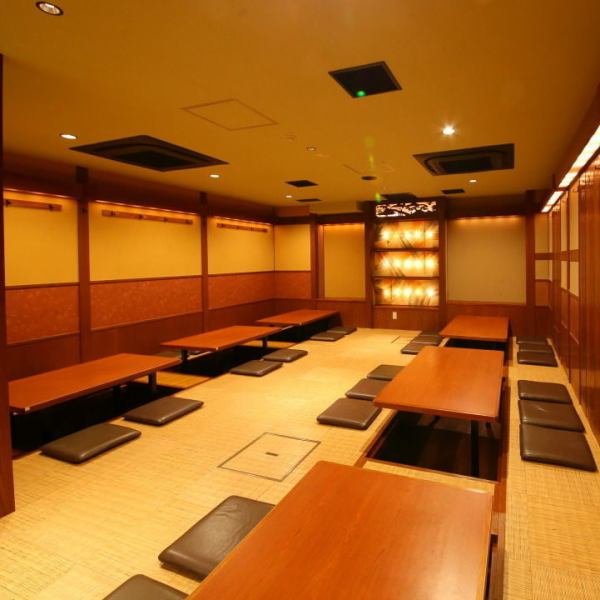 [Up to 80 people] Banquet chartered tatami room: 60 to 80 people can charter the tatami room!