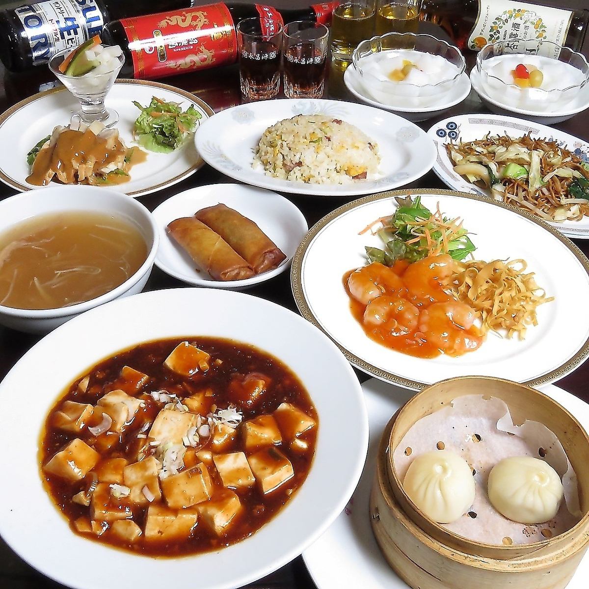 横浜中華街の名店『保昌』の料理を楽しめるコースです!