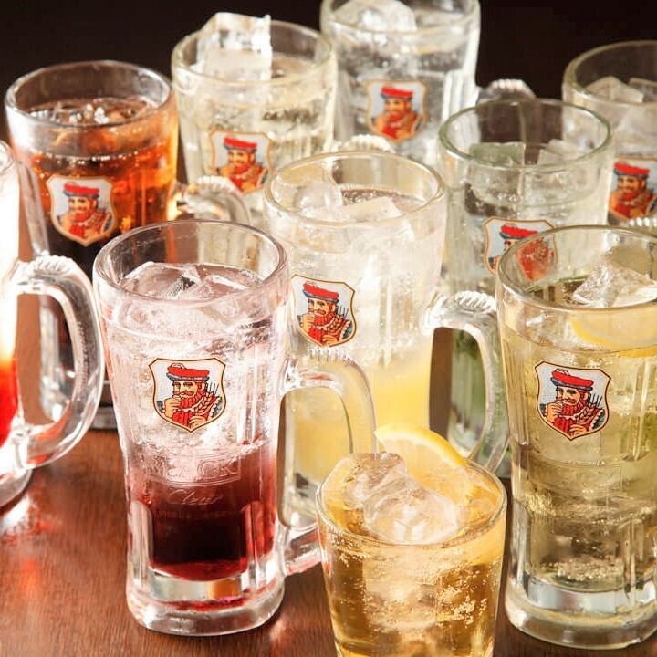 焼肉と相性抜群の様々なフレーバーハイボールを多数ご用意◎