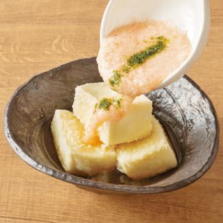 Deep-fried tofu with grated roe