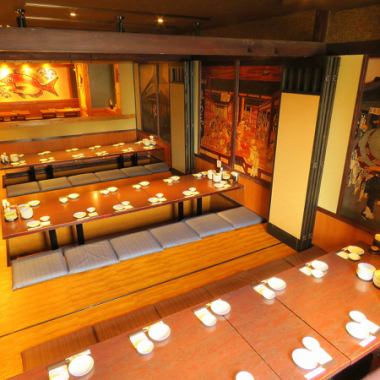 Please leave various banquets too! Popular digging tatami mat room Osaki private room.Weekend is popular, so it is recommended to book early ♪