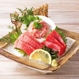 【本鮪】本まぐろ2種とねぎとろの盛合せ