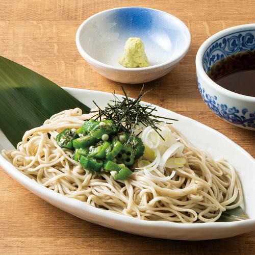 信州そば～めかぶとねばっと野菜のせ～