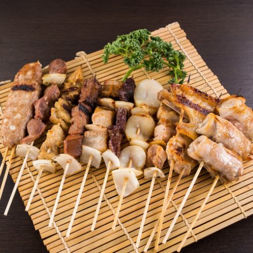 焼き鳥 特盛10本セット＋軟骨つくね1本サービス