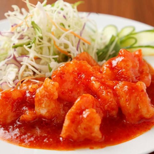 Prawn chili sauce