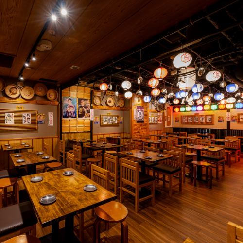 15名様~20名様向け・会社宴会におすすめ!当店は1F~3Fのフロアをご用意しております!団体様の宴会から少人数様でのご利用まで用途に合わせて快適に過ごせるお席へご案内させて頂きます!宴会コースは最大3時間飲み放題付3500円~!池袋での各種宴会にぜひご利用ください!