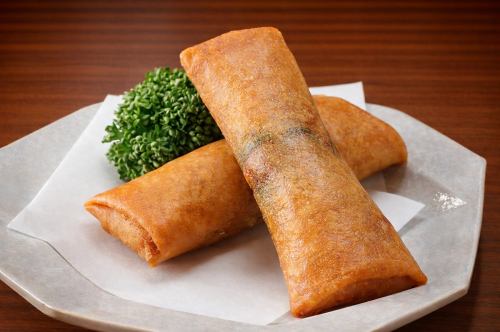 野菜豚肉春巻(2本)