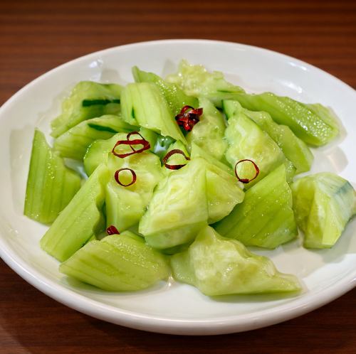 キュウリの塩漬け