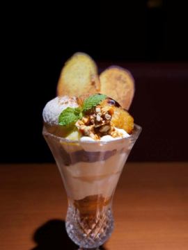 ・

🌰 秋パフェ第