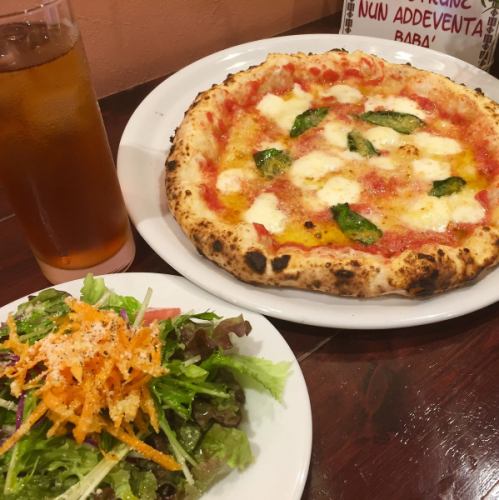 ★Pizza ランチ「 サラダ ＋ 前菜1品 ＋ ドリンク付」