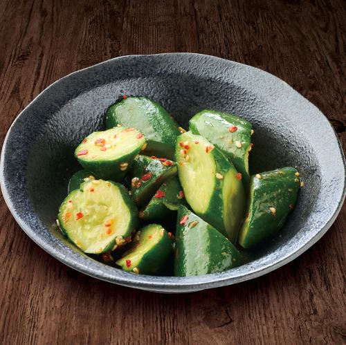 Piercing spicy cucumber