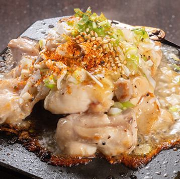 鶏モモ肉のネギ塩焼き