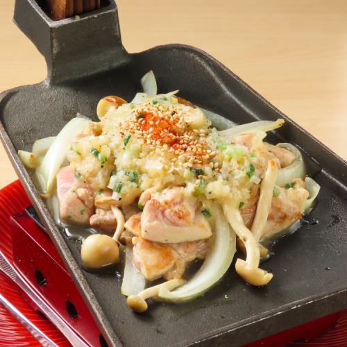 鶏モモ肉のネギ塩焼き