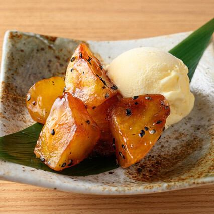 대학 고구마 바닐라 아이스와 함께