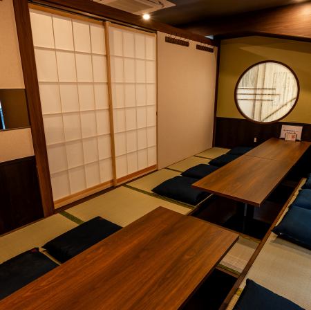 人数に応じた個室もご用意しております。プライベート利用から各種宴会など様々なシーンに応じてご利用ください♪