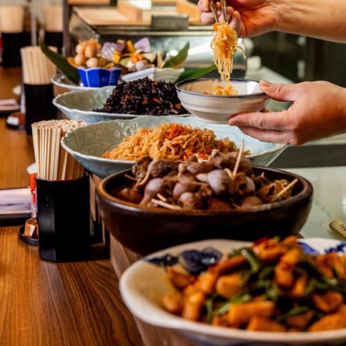 豊富な逸品料理の数々！