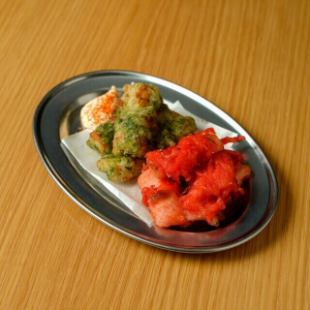 竹輪天二種盛り