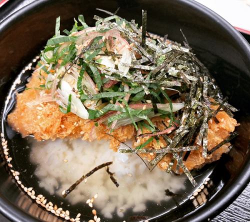 冷やしとんかつ茶漬け(夏季限定メニュー)