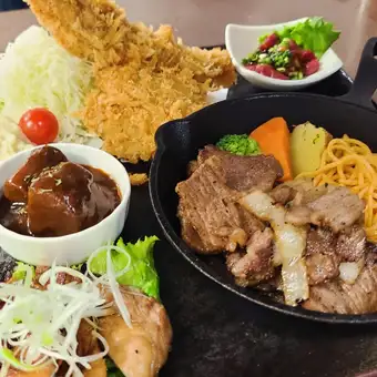 (ランチタイム1組限定！)天山鉄板焼御膳(1ドリンク付)