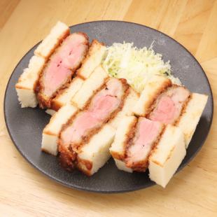 炸猪排屋黑猪肉Genkatsu三明治