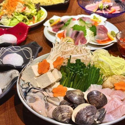 【☆冬季限定☆】海鮮チゲ~彩り綿菓子仕立て~2H飲み放題付◆5,990円コース