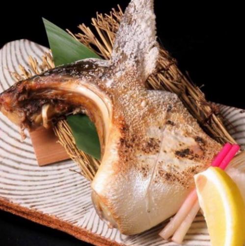 本日のカマ塩焼き