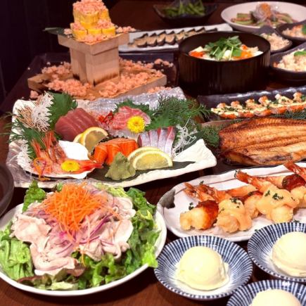 [☆March to May only☆] Spring's finest! Premium seafood course with 2 hours of all-you-can-drink for 7,490 yen