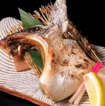 Today's salt-grilled fish collar