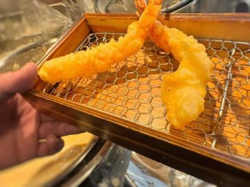 《楽しく天ぷらと乾杯
