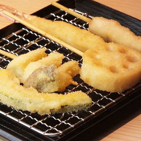 桔梗屋の串揚げ