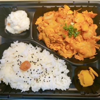 豚玉キムチ炒め弁当