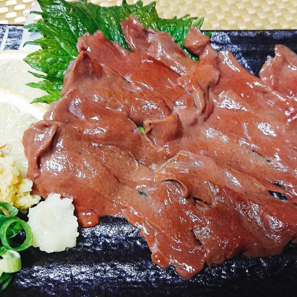 [Our popular menu] Rare! Raw horse liver sashimi