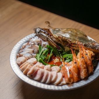 【贅沢鍋コース】前菜から〆まで満足いただける◎絶品鍋コース◆4980円(税込)