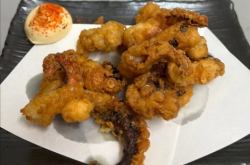 Deep-fried octopus