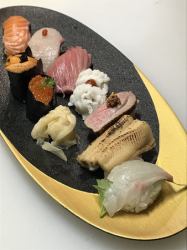 Premium nigiri sushi (9 pieces)