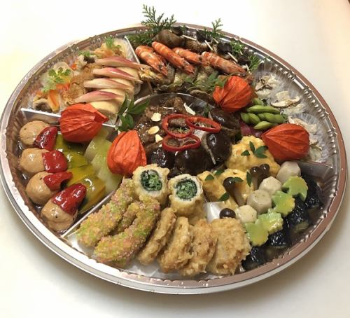 Japanese-style hors d'oeuvres [company parties, home parties, celebrations] (serves 2 to 5)