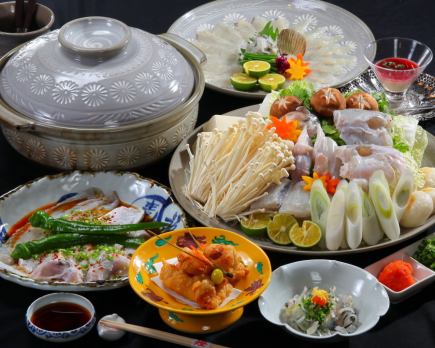 【河豚全套餐】8,800日圓（含稅）