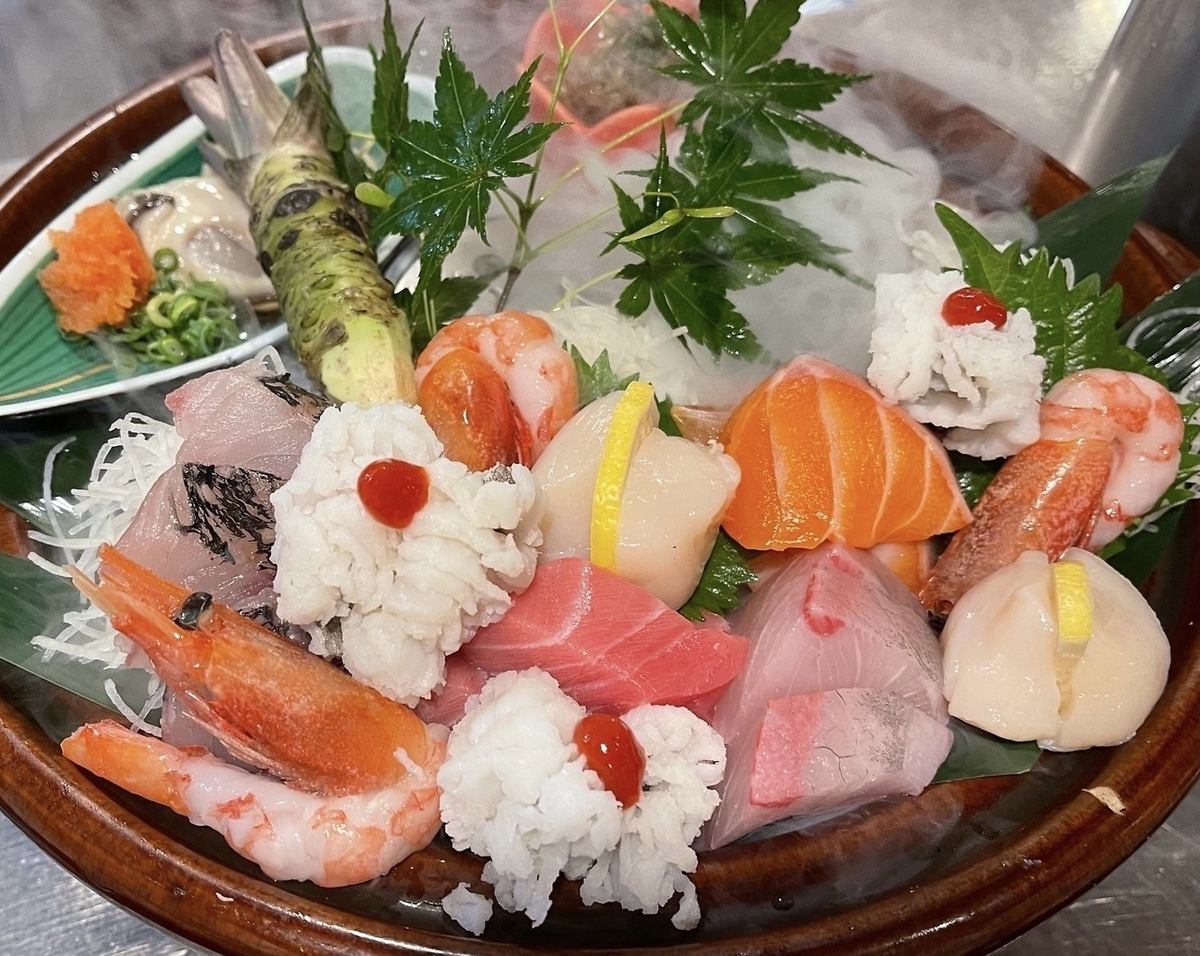 海鮮自慢のお店です！