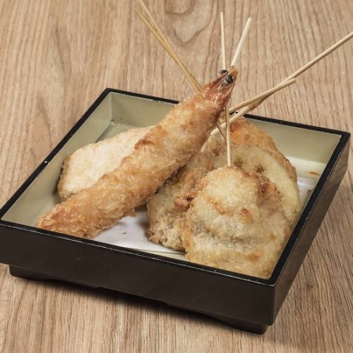 海鮮串揚げ五種